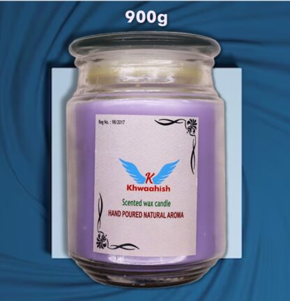 Big jar scented candle